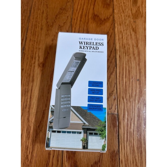 Wireless Garage Door Opener Keypad Remote Compatible with Liftmaster Chamberlain - Picture 9 of 11